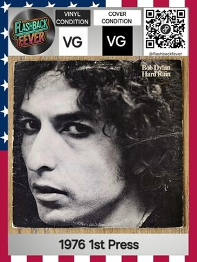 BOB DYLAN•Hard Rain•Sept 13, 1976 US (#PC 34349) Santa Maria, 1st Press